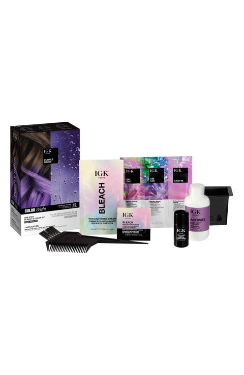 Color Bright One Step Bleach & Color Kit - Purple Reign: Pale Violet