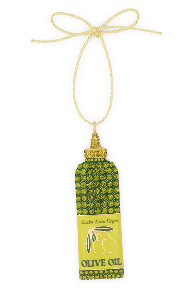Oilve Oil Ornament, Main, color, GREEN