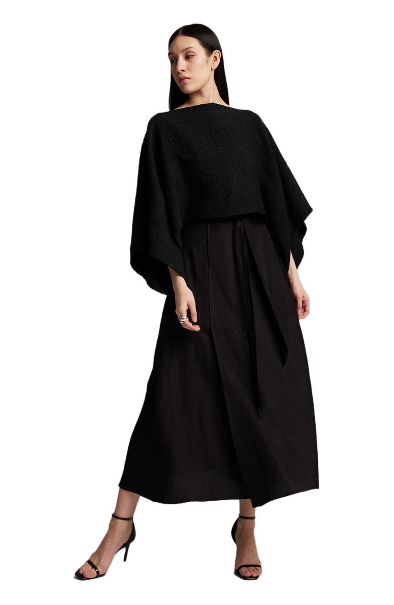 Voz Textured Cotton Crop Top, Main, color,