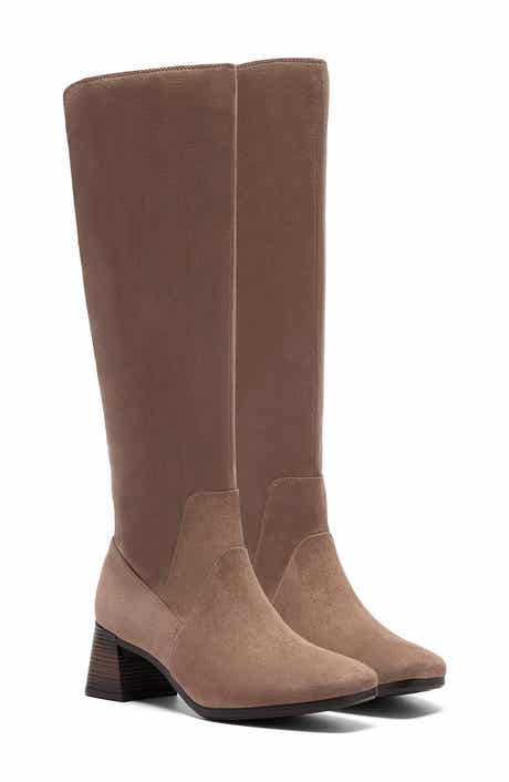 Marriann Chic Faux Leather Knee High Boot