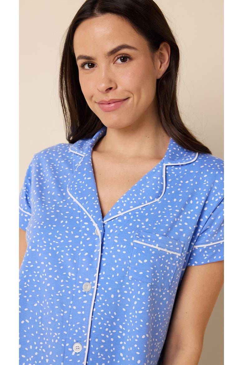 Pima Knit Short Set, Alternate, color, Confetti Dot Provence