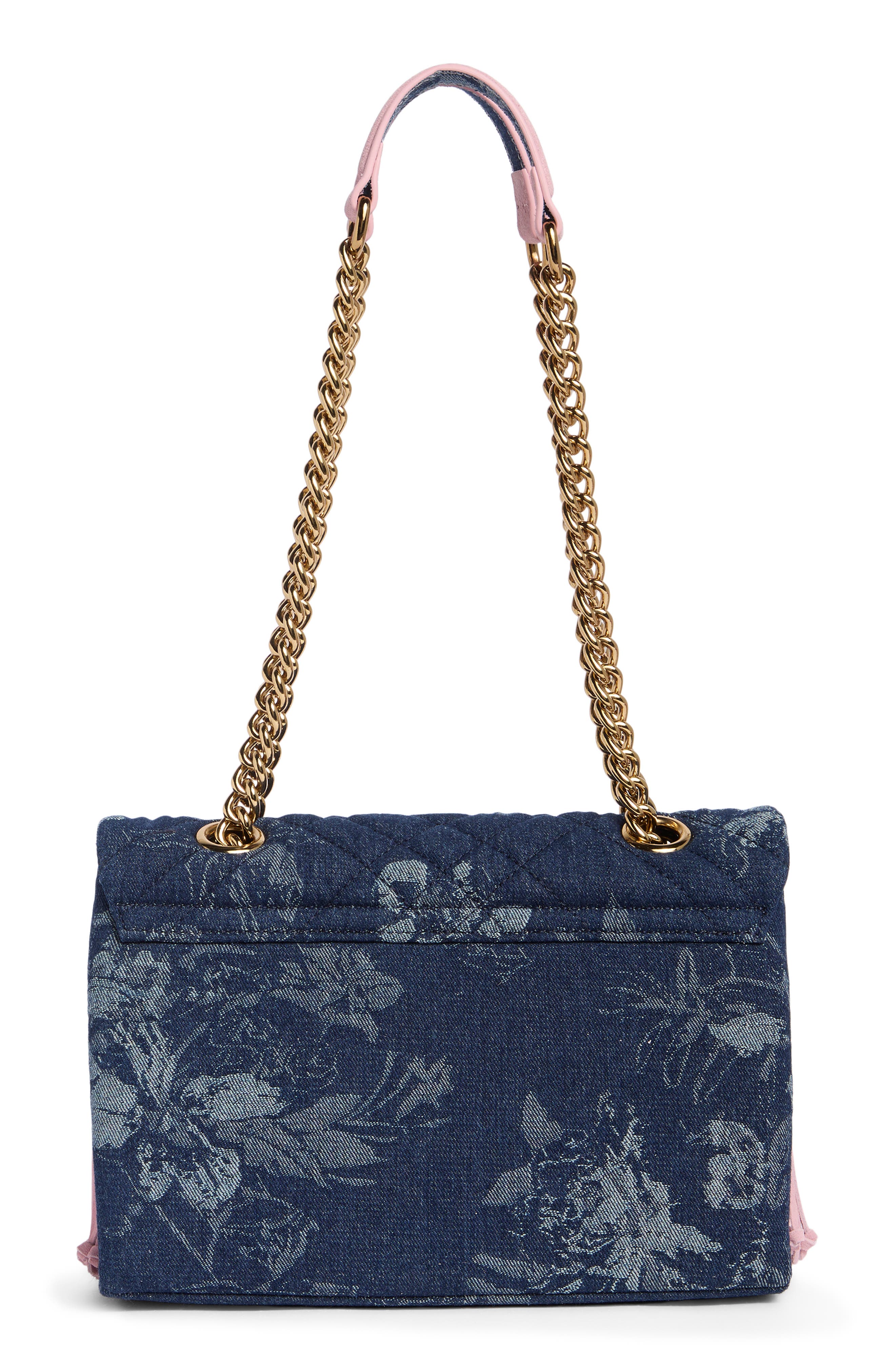 KG Kurt Geiger Brixton Fringe Shoulder Bag, Alternate, color, Navy