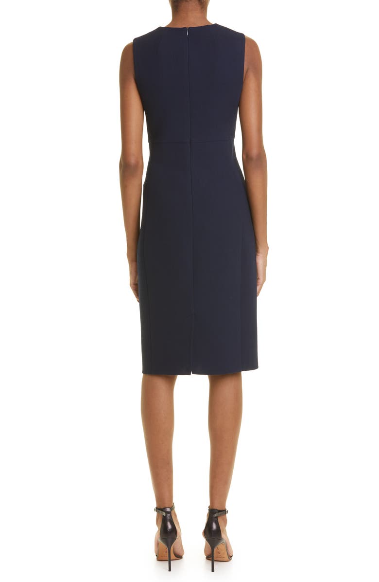 Akris Double Face Virgin Wool Crepe Sheath Dress, Alternate, color,