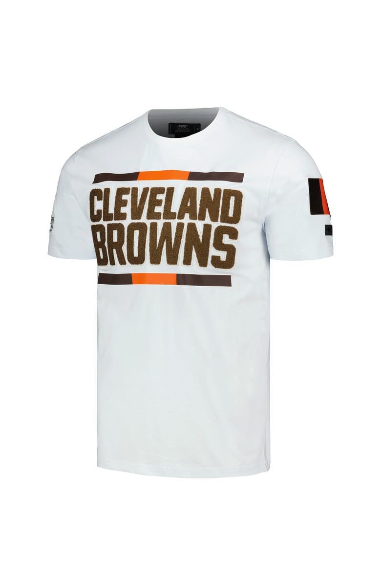 PRO STANDARD Men's Pro Standard White Cleveland Browns New Legacy Helmet T-Shirt, Alternate, color, 