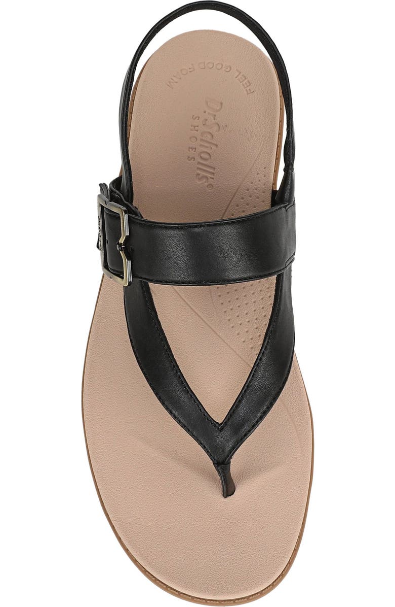 Dr. Scholl's So Chill Sandal, Alternate, color, Black Faux Leather