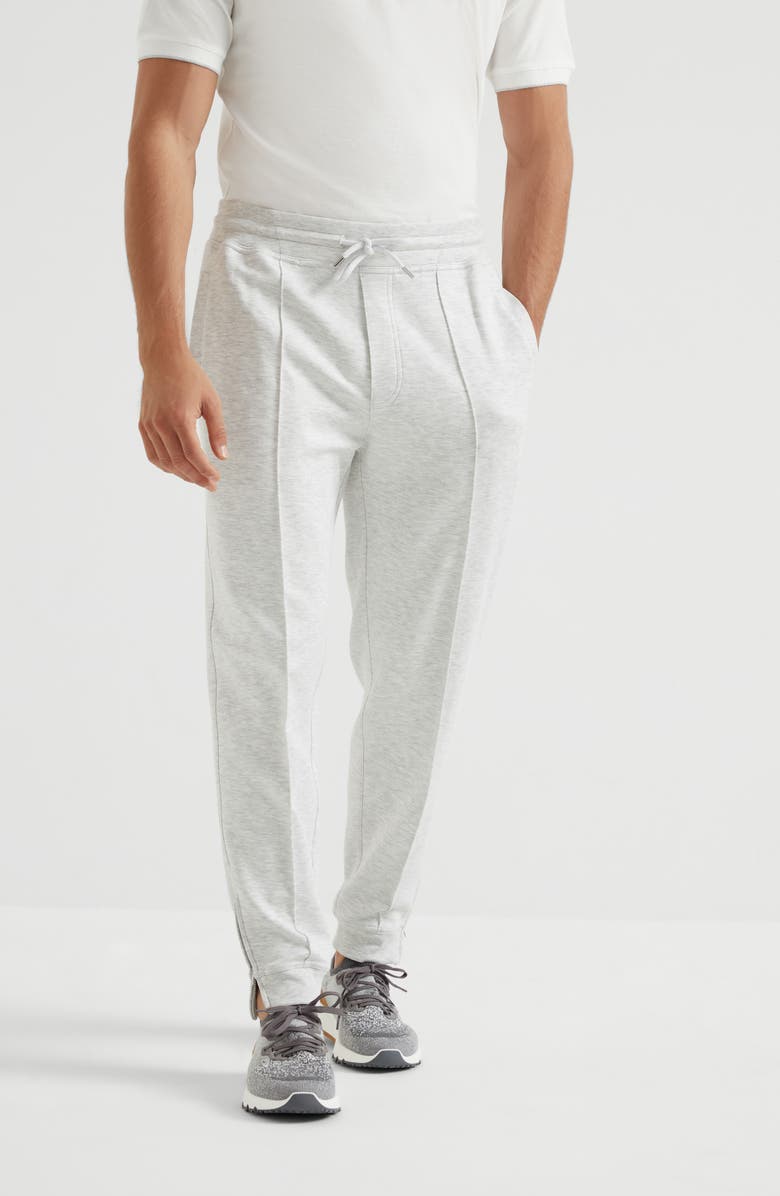 Brunello Cucinelli Double cloth trousers, Alternate, color, 
