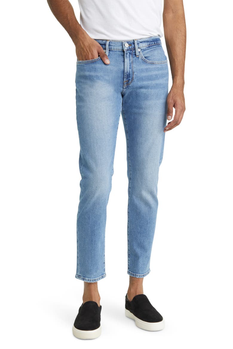 L'Homme Crop Slim Fit Jeans, Main, color, BAHAMAS