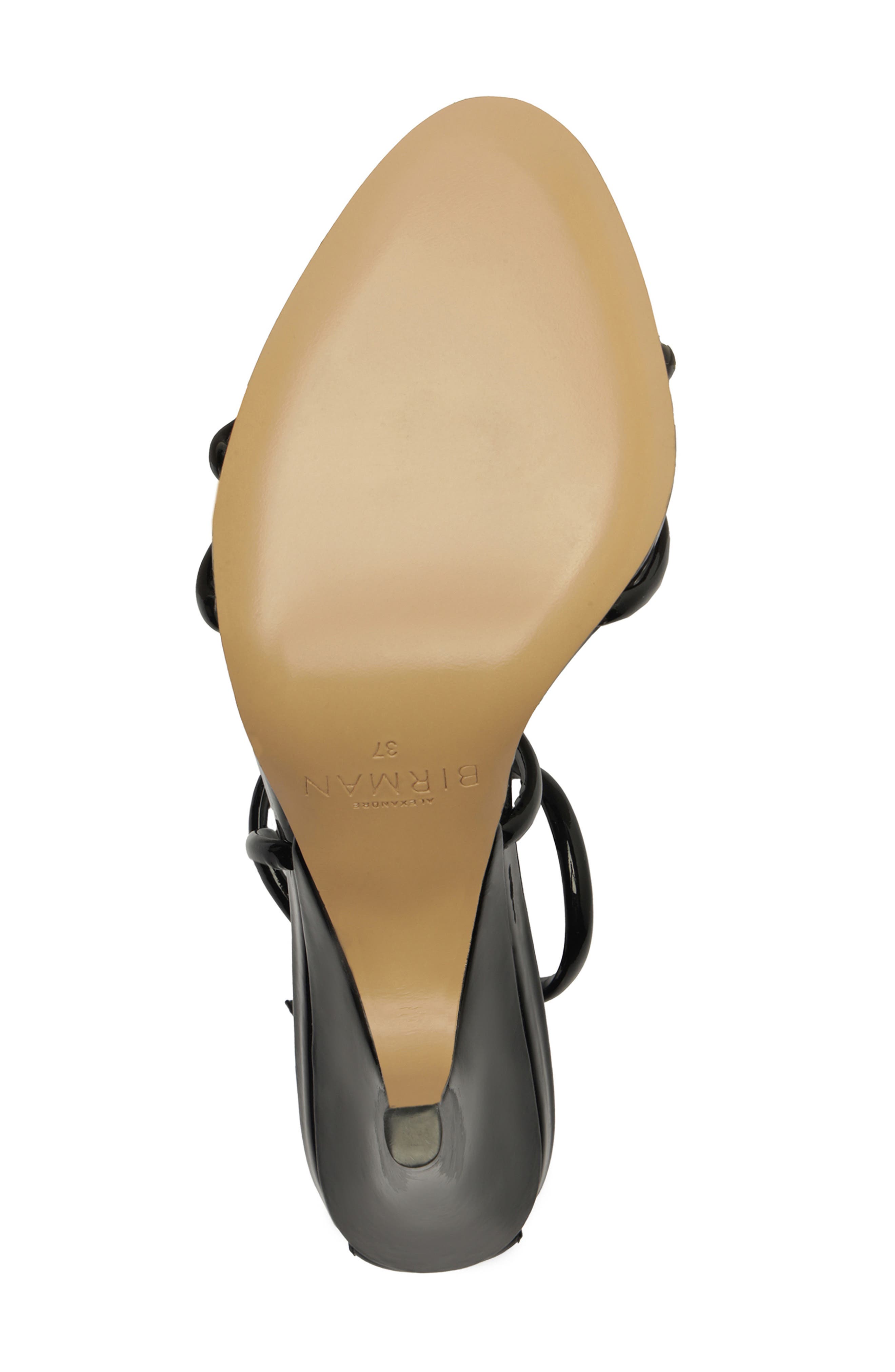 Lory Strappy Sandal, Alternate, color, BLACK