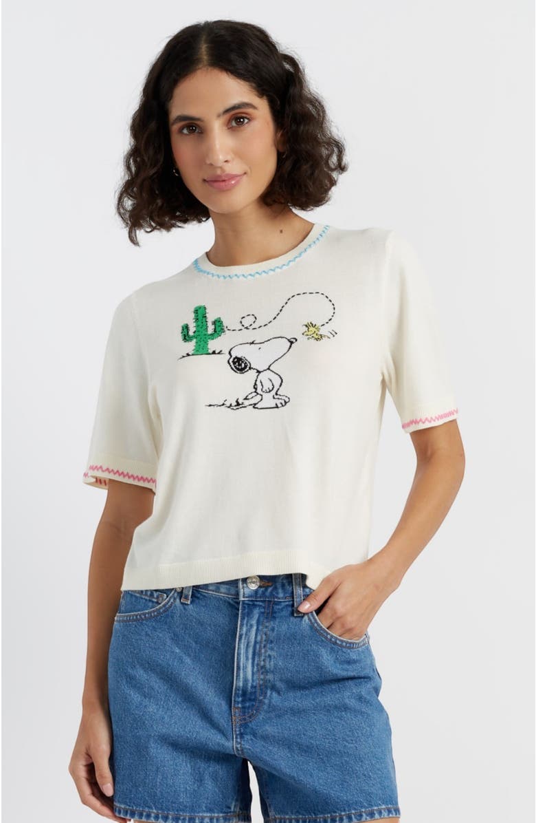 Chinti & Parker Cotton Peanuts Vacation T-Shirt, Main, color, 
