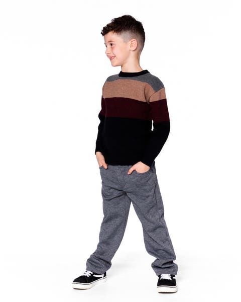 Stretch Jacquard Pants Herringbone (Little Kid & Big Kid)