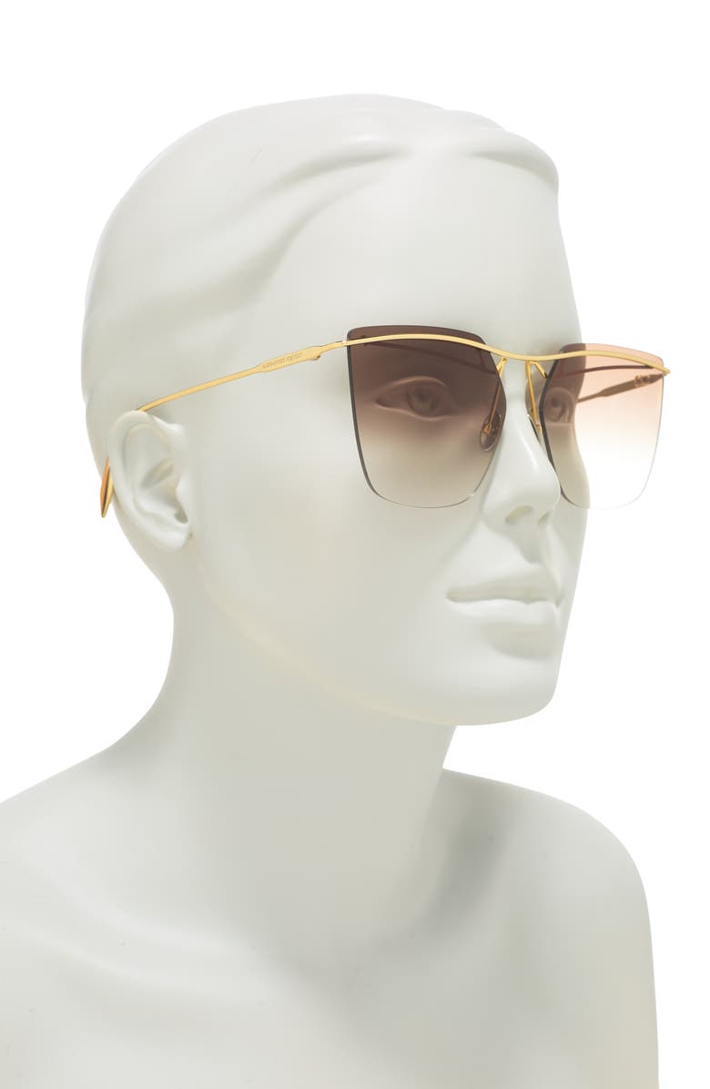 McQueen Alexander McQueen 59mm Square Sunglasses, Alternate, color,