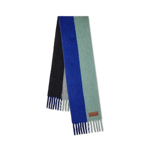 Colour Block Textured Scarf