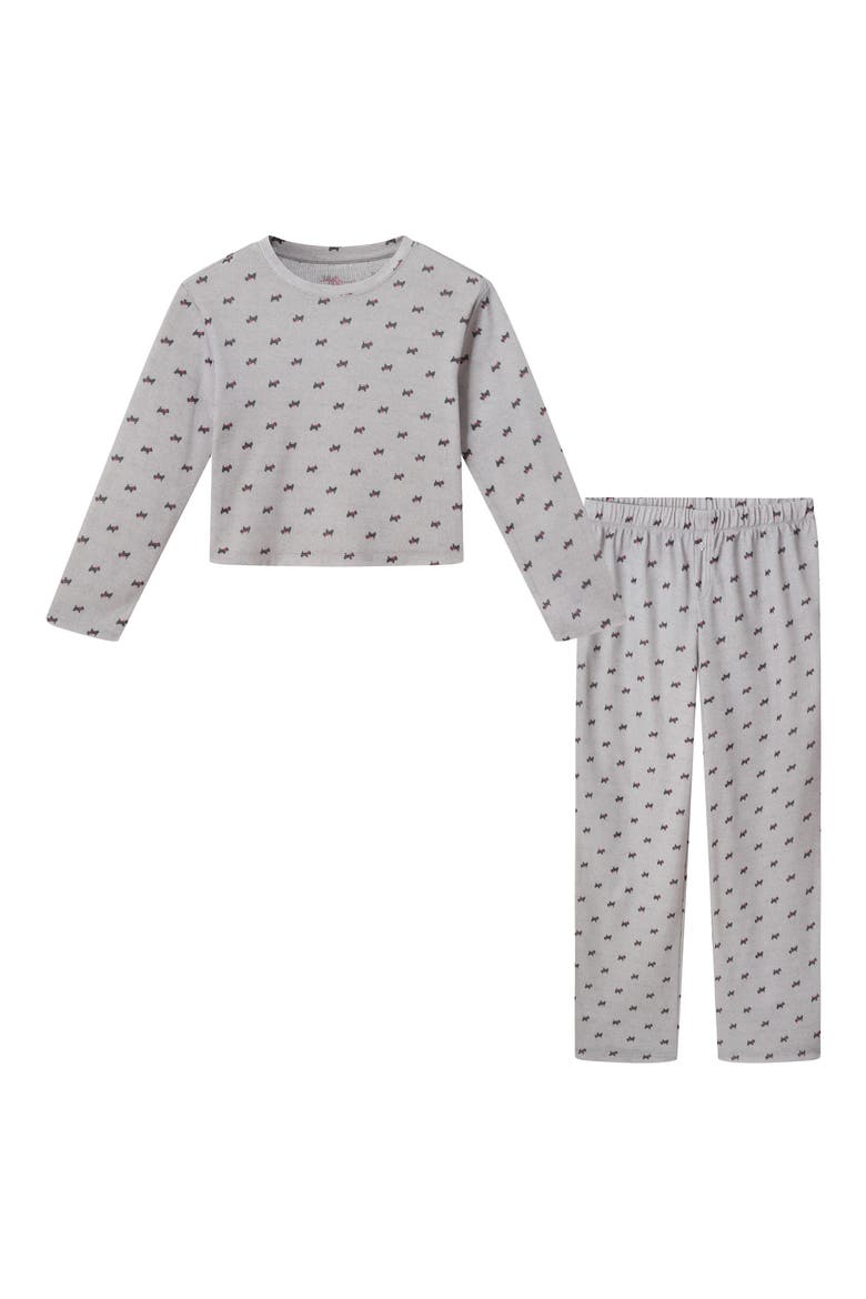 Kids' Scottie Dog Print Pajamas, Main, color, GREY SCOTTIE