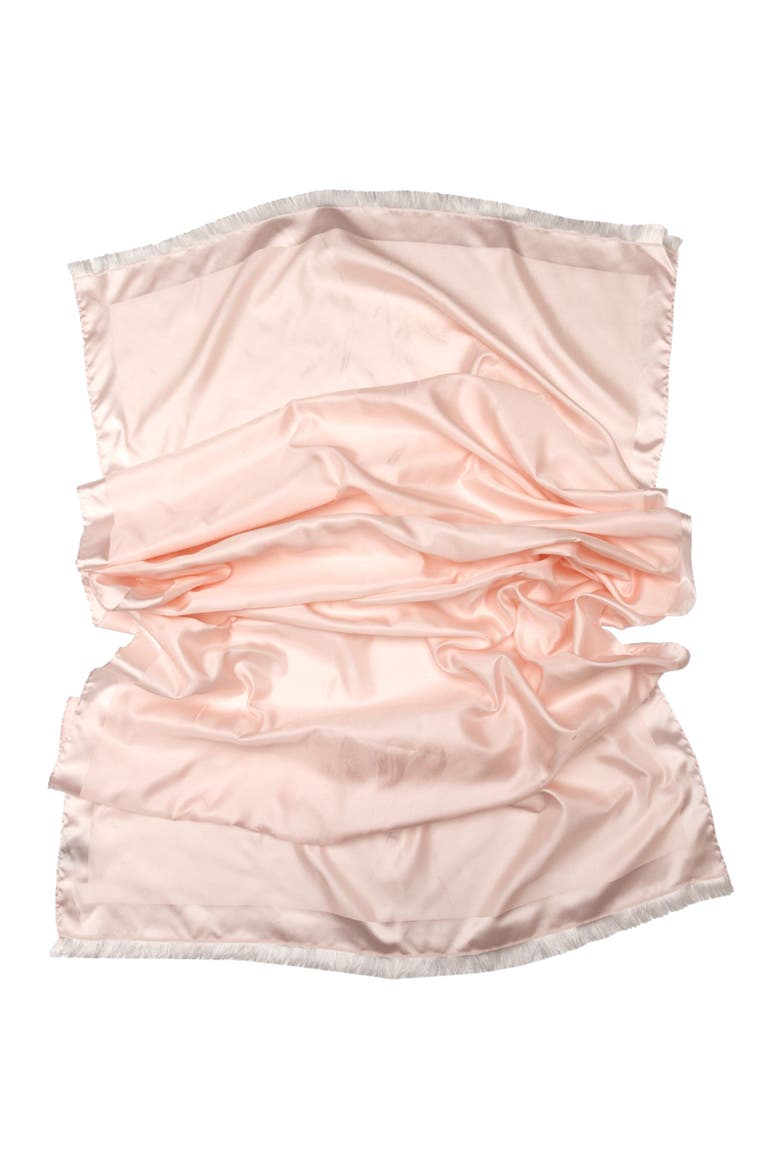 Fortuna - Silk Scarf/Shawl for Women, Alternate, color, Pink