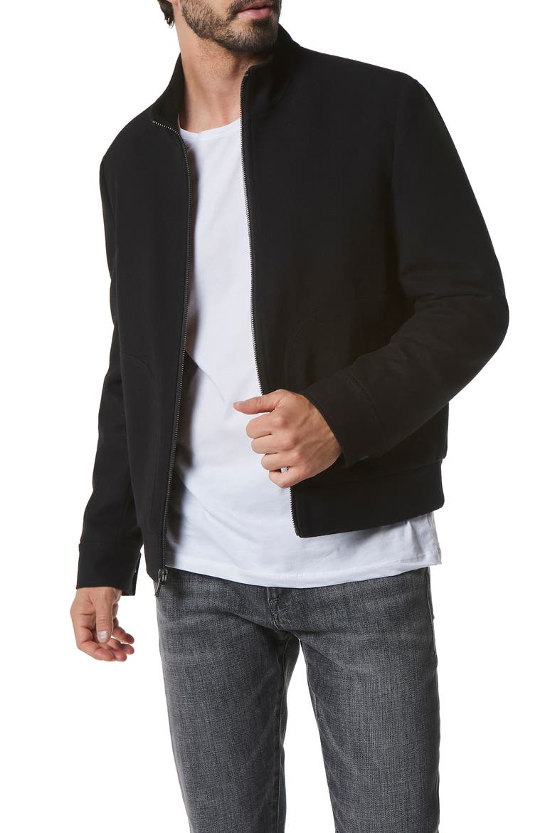'Wallace' Wool Jacket, Alternate, color, BLACK