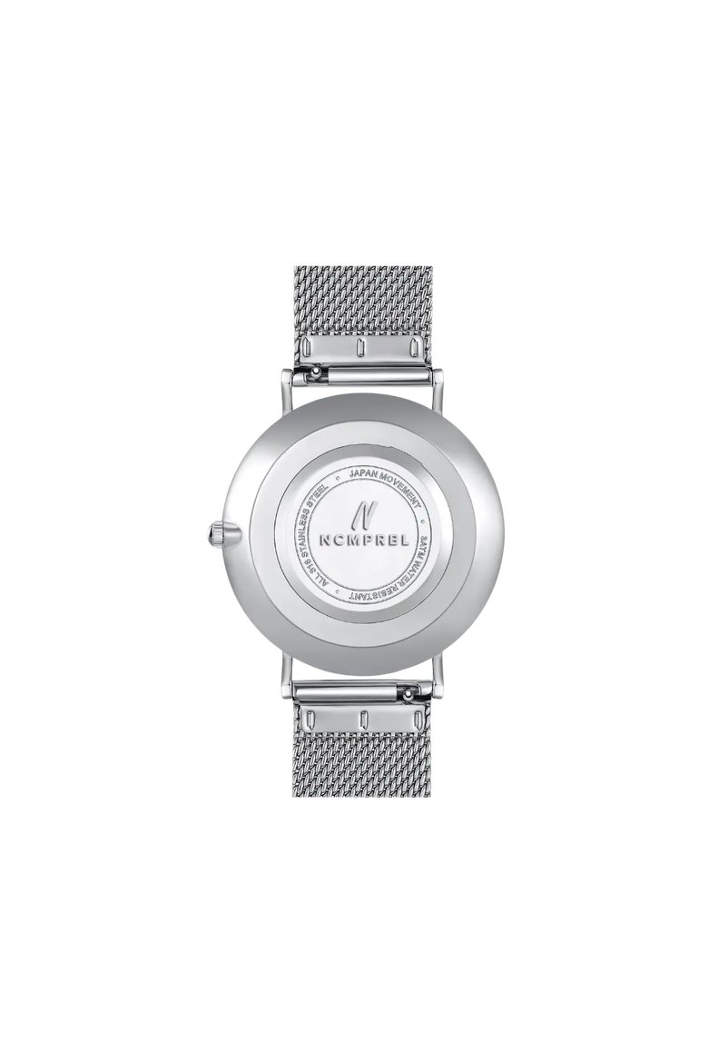 Advance Hushed Silver Mesh Bracelet Quartz Watch, 36MM, Alternate, color, Hushed Silver