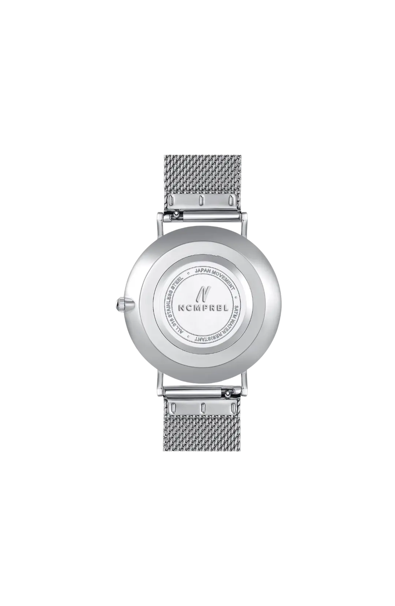 NCMPRBL Advance Hushed Silver Mesh Bracelet Quartz Watch, 36MM, Alternate, color, Hushed Silver