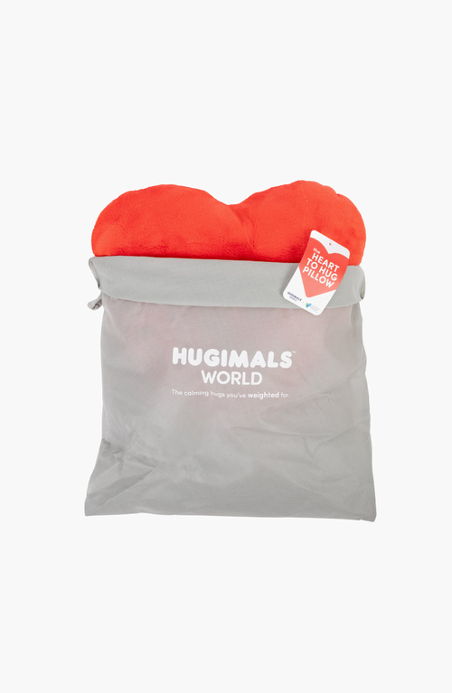 Hugimals World Heart To Hug Pillow In Red
