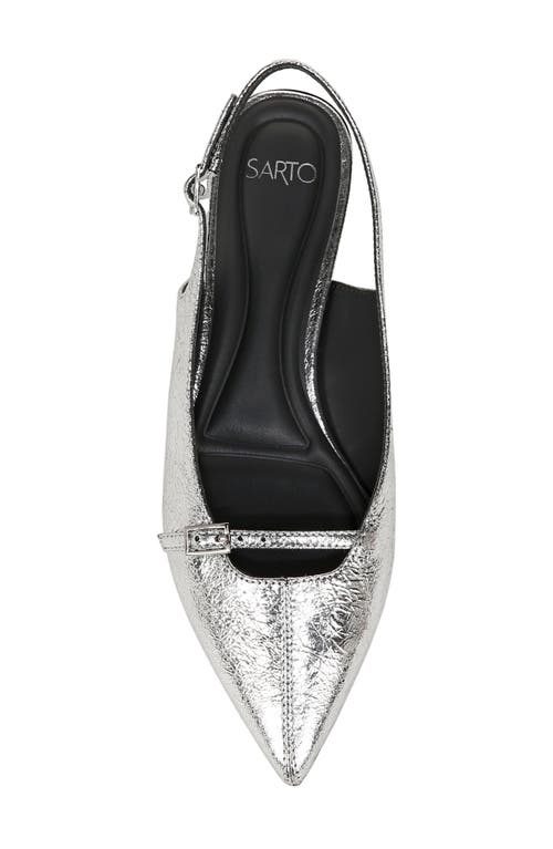 SARTO BY FRANCO SARTO SARTO BY FRANCO SARTO EMMA SLINGBACK POINTED TOE FLAT 