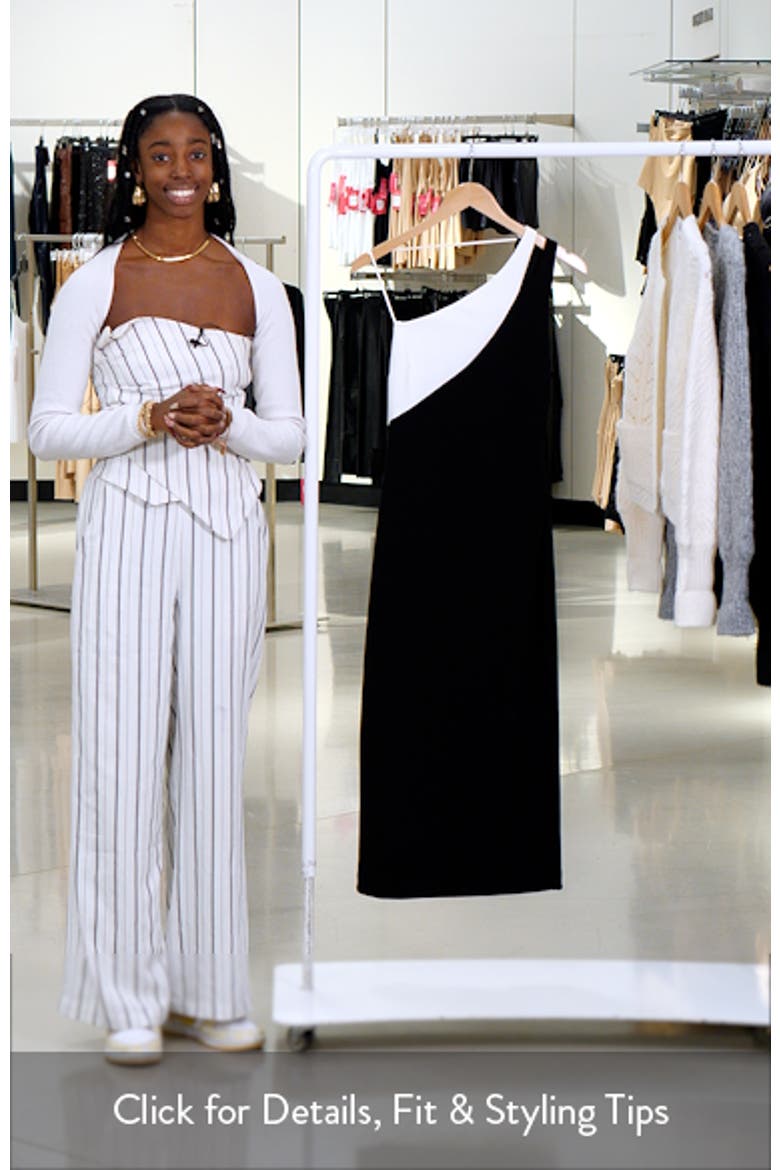 Toni Colorblock Sleeveless Midi Dress video