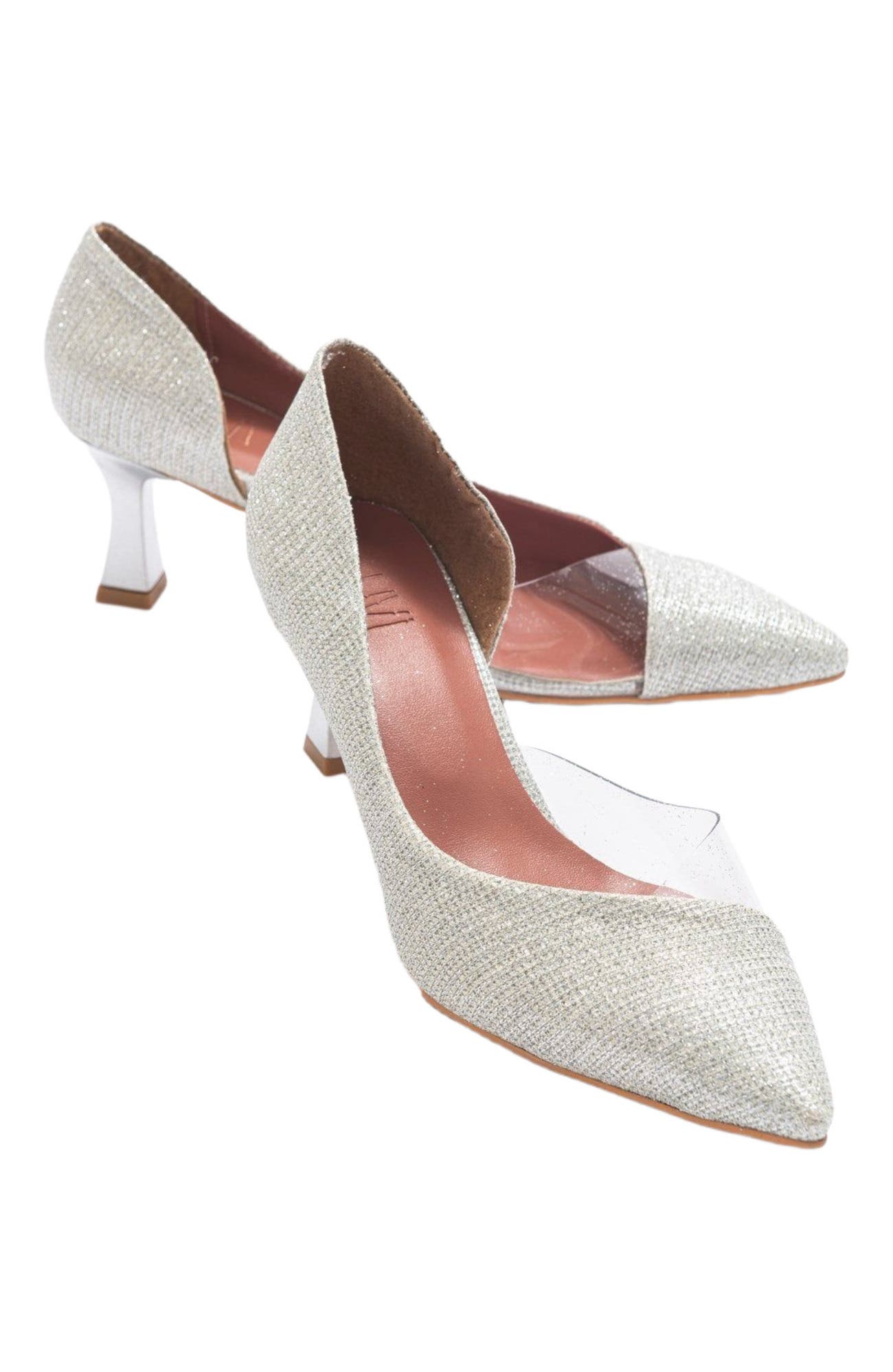  Light Beige Glitter Faux