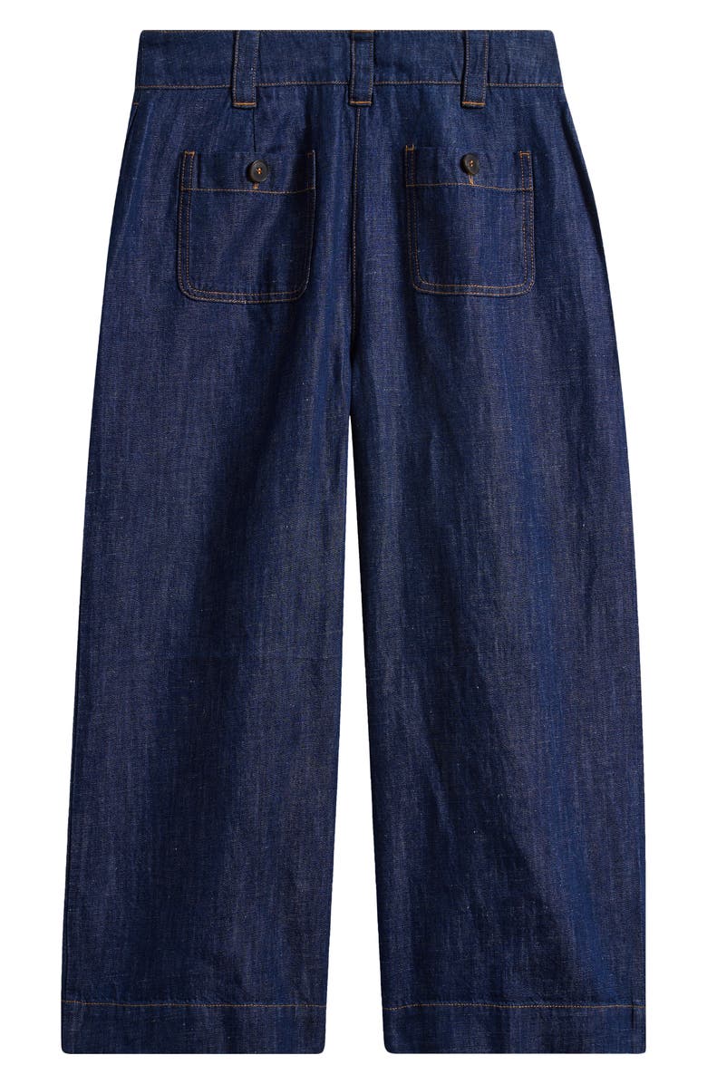 Reiss Kids' Ashby Sr. Wide Leg Jeans, Alternate, color, Indigo