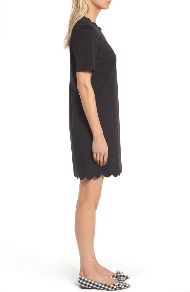 Halogen<sup>®</sup> Scalloped Shift Dress, Alternate, color,