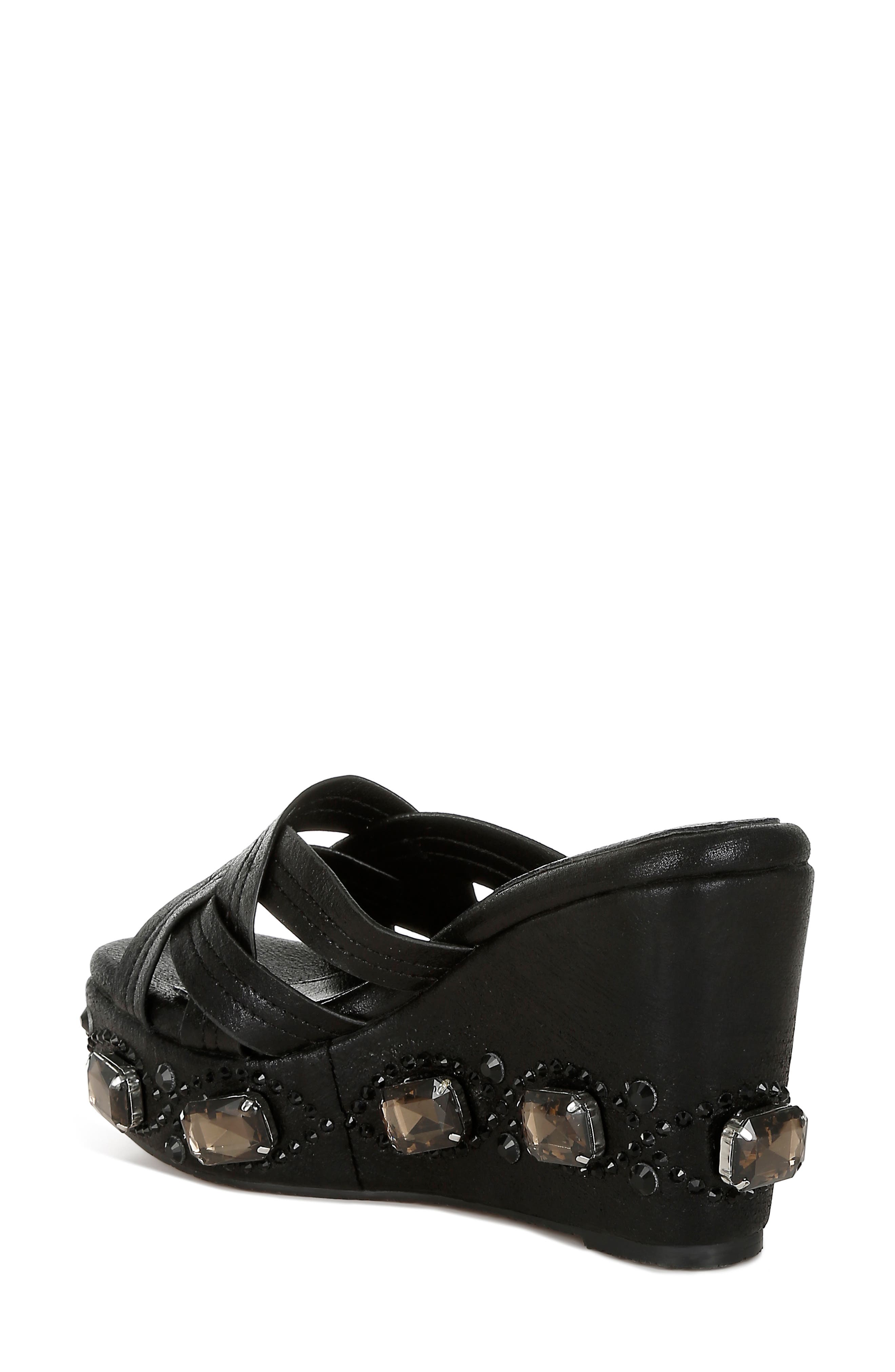 LONDON RAG Blistronic Platform Wedge Sandal, Alternate, color, Black