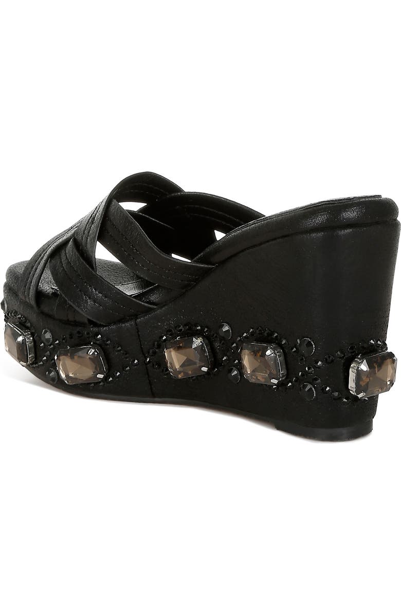 LONDON RAG Blistronic Platform Wedge Sandal, Alternate, color, Black