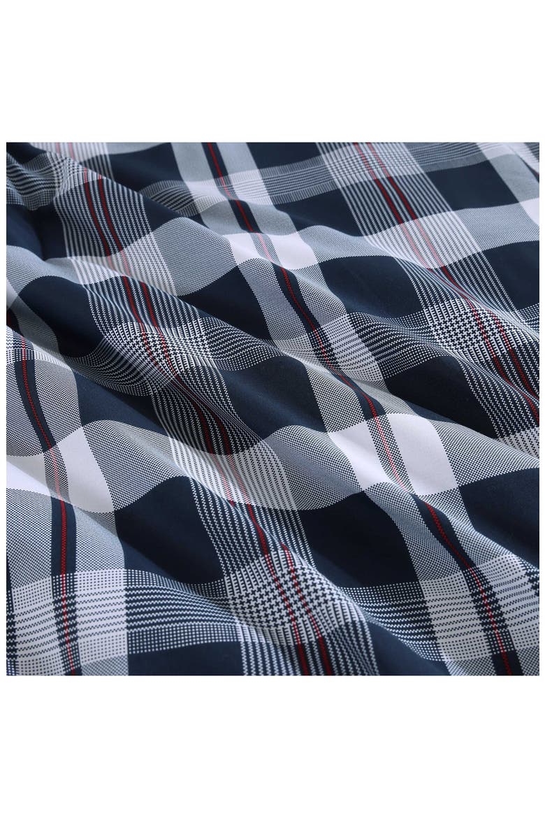 Dream Madras Cotton Percale Comforter & Shams Set, Alternate, color, DARK BLUE