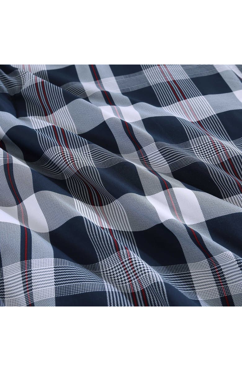 Tommy Hilfiger Dream Madras Cotton Percale Comforter & Shams Set, Alternate, color, Dark Blue