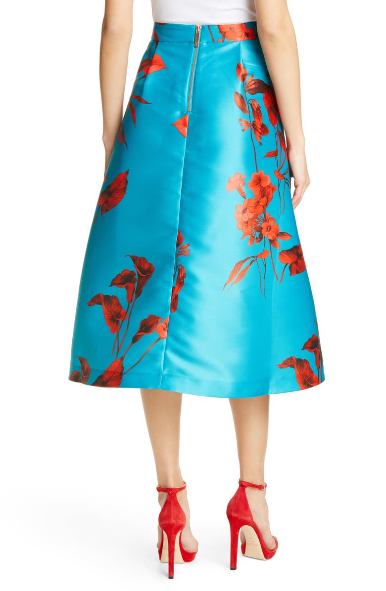 Ted Baker London Arielle Fantasia Jacquard Full Skirt, Alternate, color, 