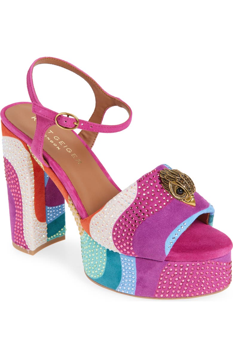 Kurt Geiger London Kensington Ankle Strap Platform Sandal, Main, color,