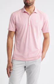 johnnie-O Dru Stripe Performance Polo