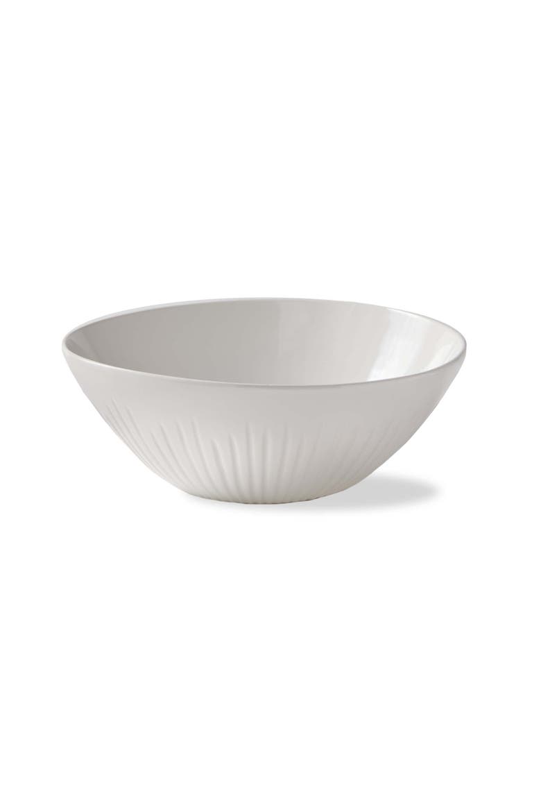 Vista Tall Serving Bowl Grey Dishwasher Safe Perfect for Entertaining, Main, color, Grey
