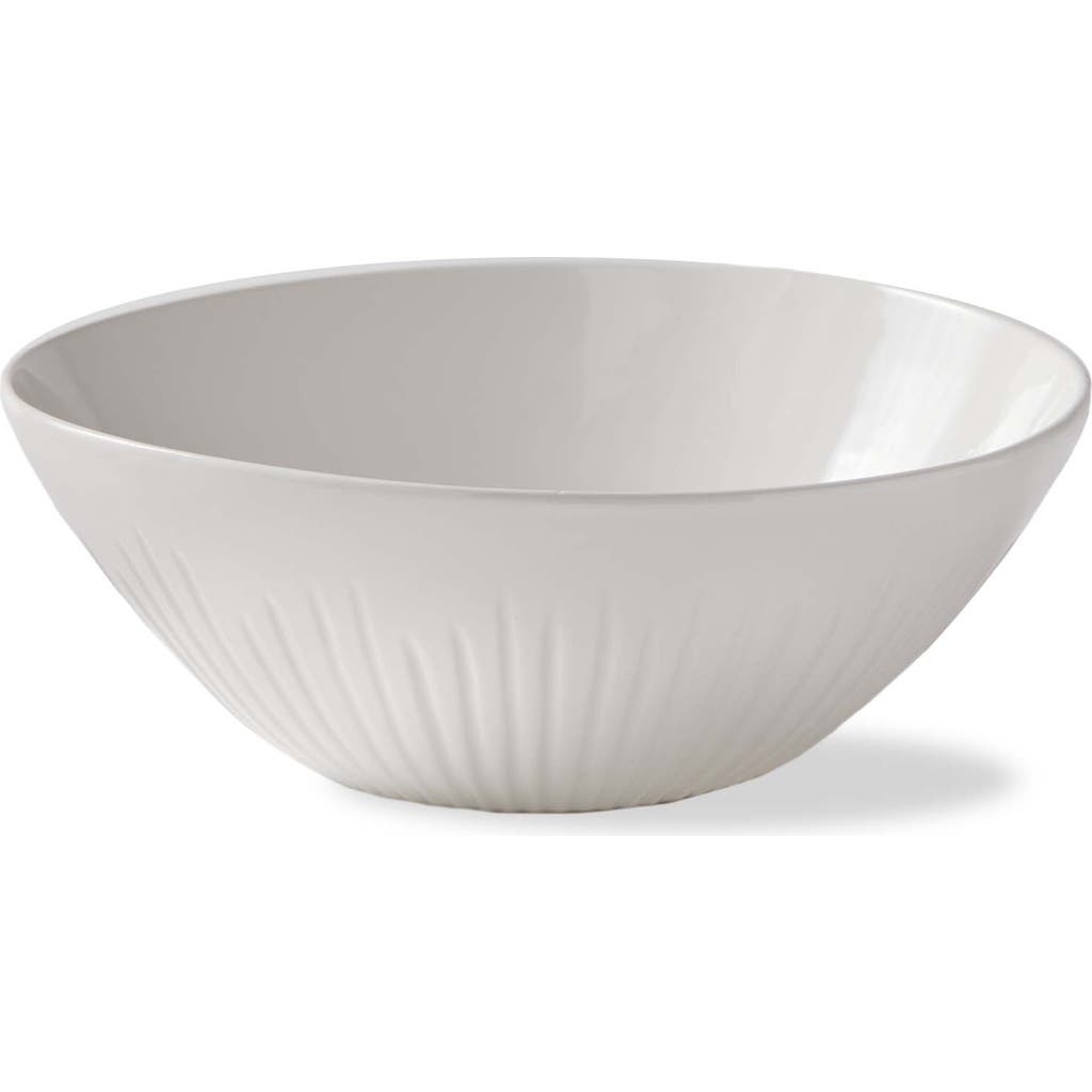 Tag Vista Tall Serving Bowl Grey Dishwasher Safe Perfect For Entertaining In White