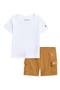 Cotton Logo T-Shirt & Cargo Shorts Set