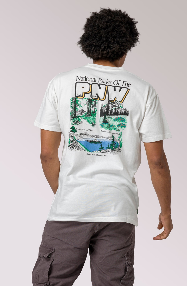 Parks Project Pacific Northwest Parks Tee, Alternate, color, Marshmallow