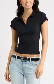 BP. Stretch Cotton Rib Polo