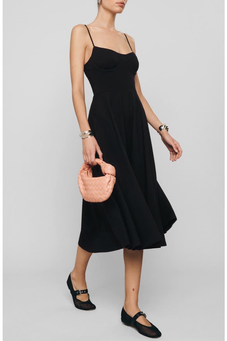 Reformation Serene Knit Organic Cotton Blend Midi Dress (Women)