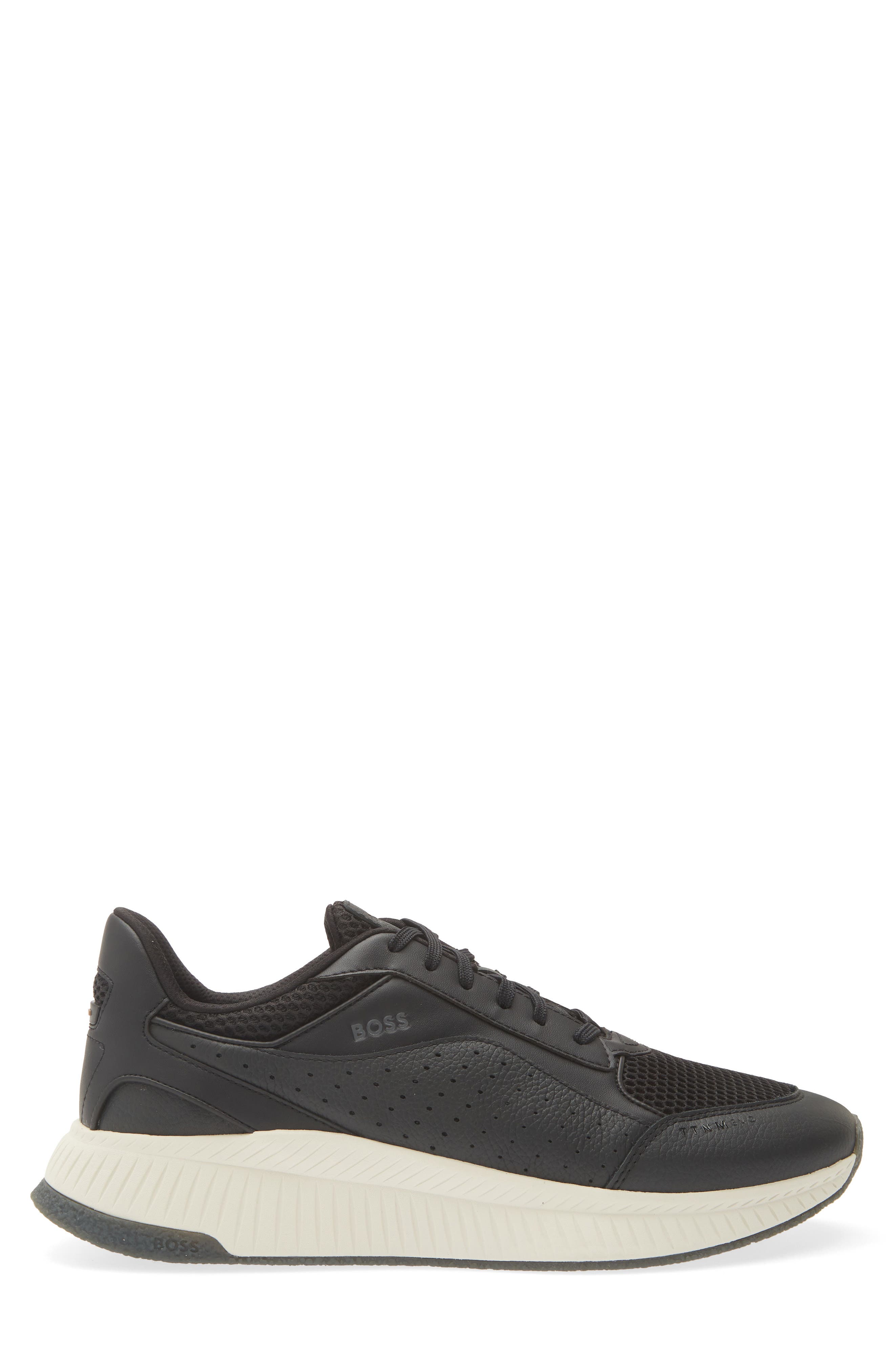 Titanium Evo Sneaker, Alternate, color, BLACK