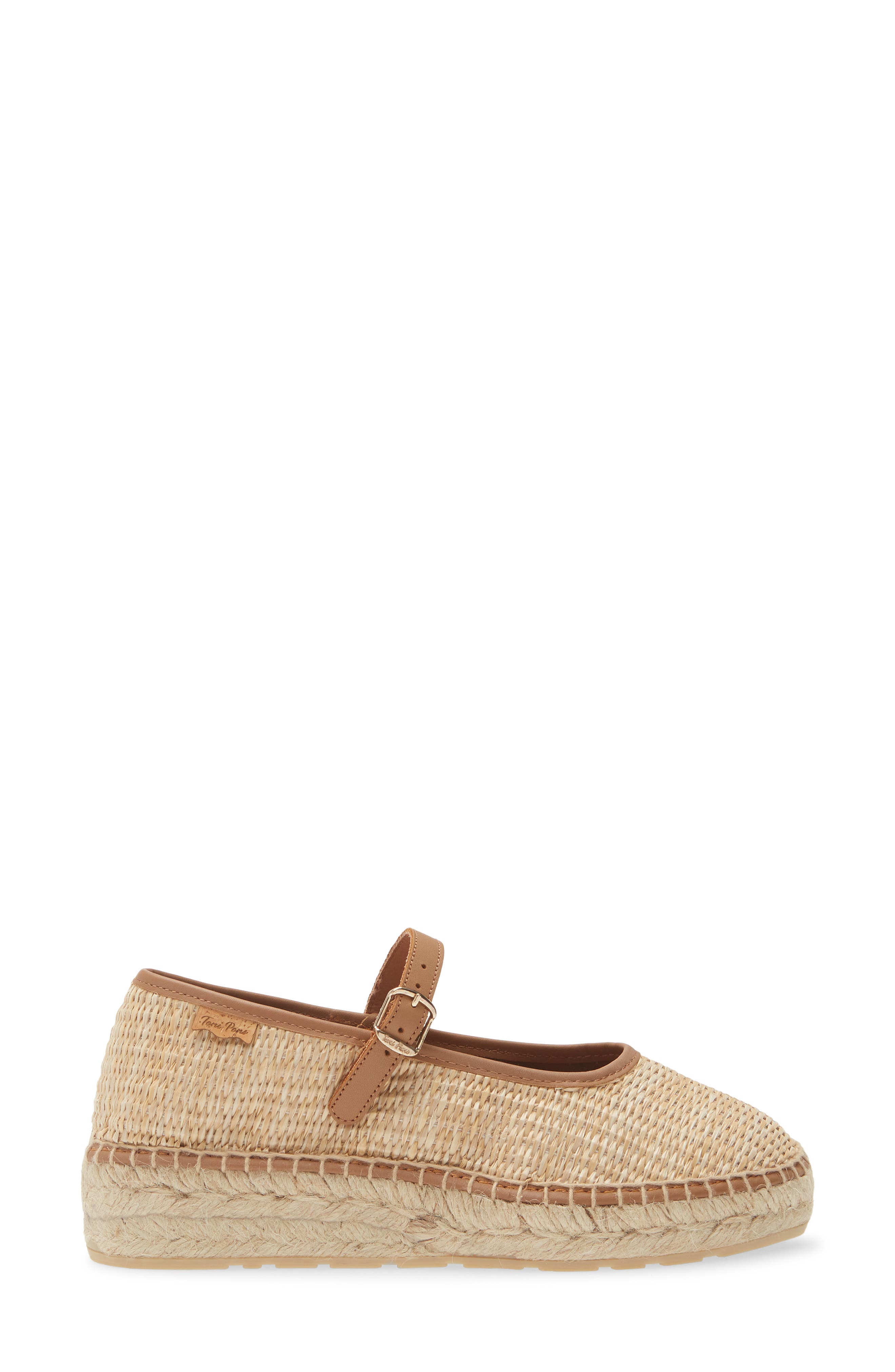 Toni Pons Inca Espadrille Wedge, Alternate, color, Natural