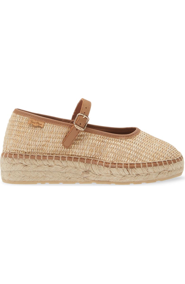 Toni Pons Inca Espadrille Wedge, Alternate, color, Natural