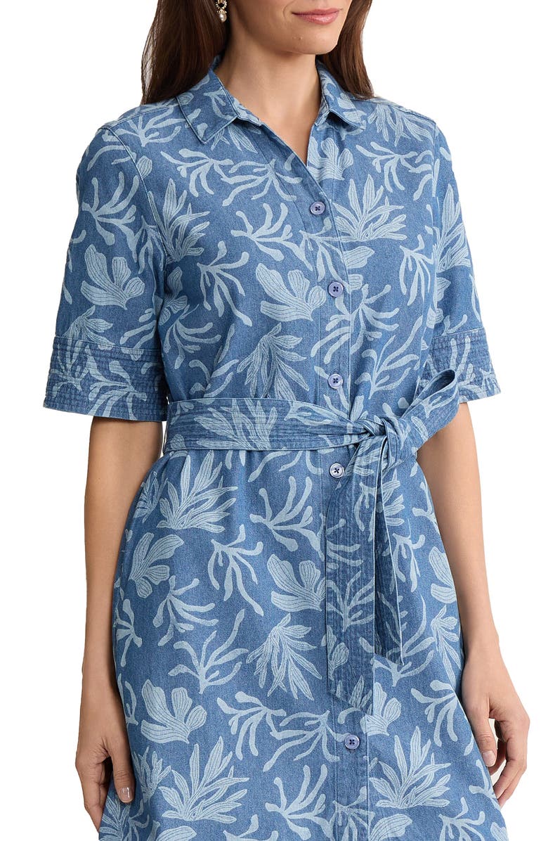 Jones New York Denim Shirtdress, Alternate, color, Libra Wash