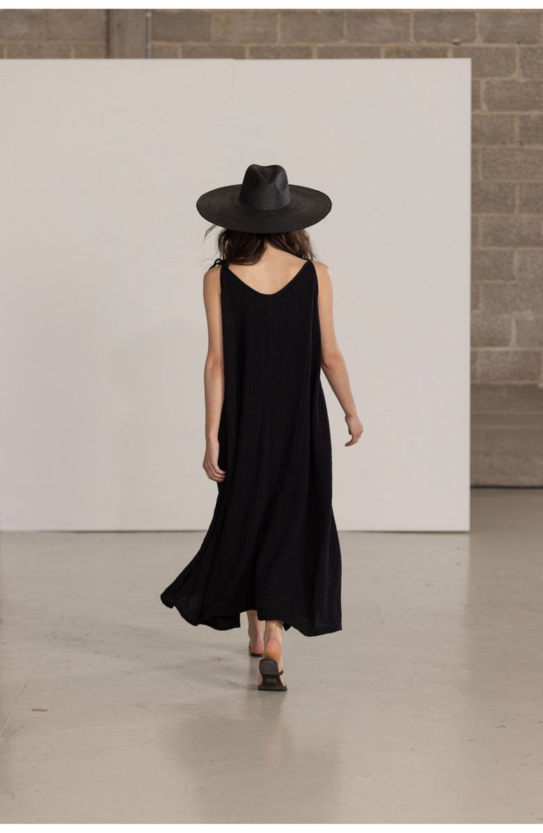 Gottex Beach Life RESORT SWIM COVER UP MAXI TIE DRESS, Alternate, color, 