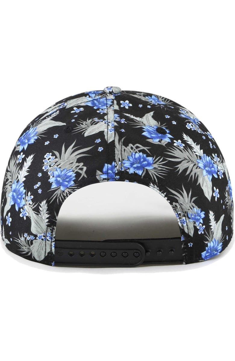 '47 Men's '47  Black Los Angeles Rams Dark Tropic Hitch Adjustable Hat, Alternate, color, Black