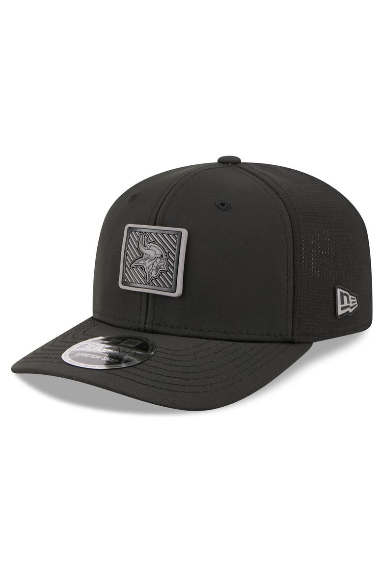 Men's New Era  Black Minnesota Vikings 2026 NFL Training Camp 9SEVENTY Adjustable Hat, Alternate, color, Black