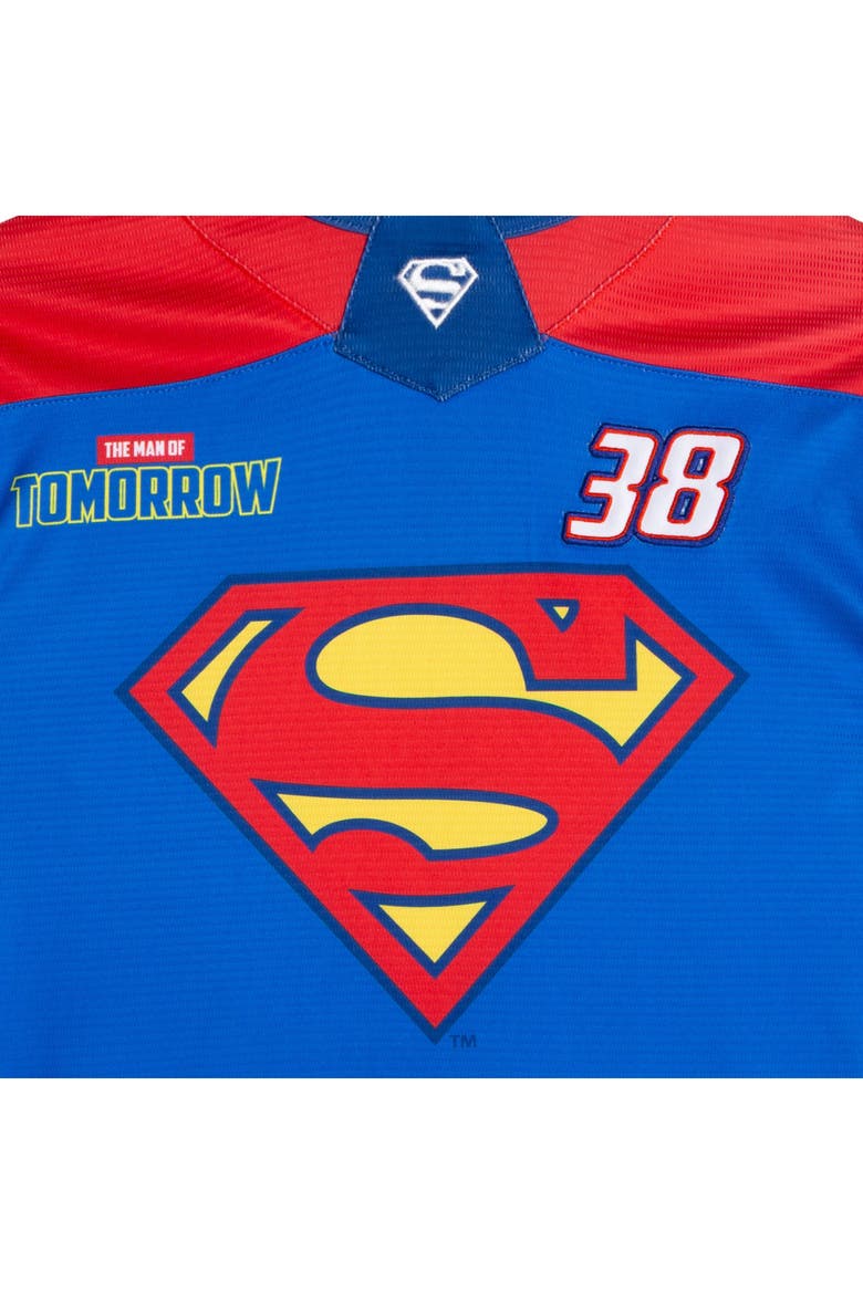 Justice League Superman Hockey Jersey, Alternate, color, Royal Blue Superman