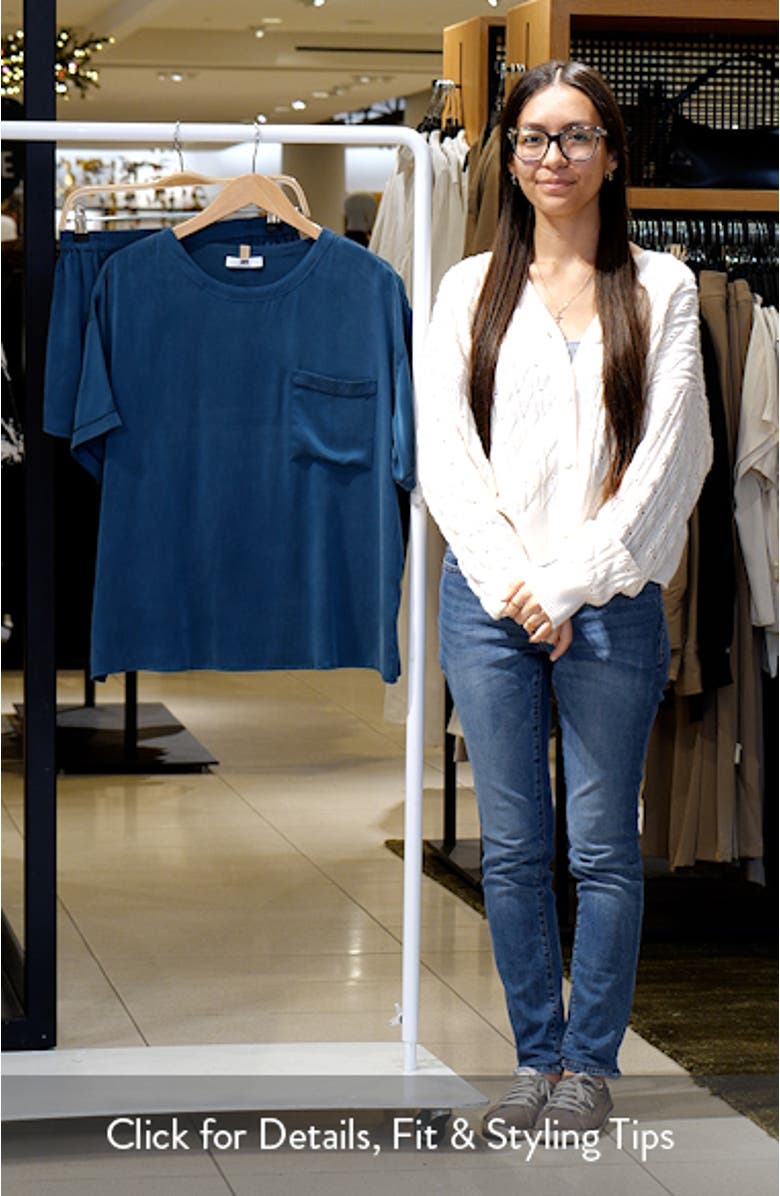 Washable Silk Short Pajamas, sales video thumbnail