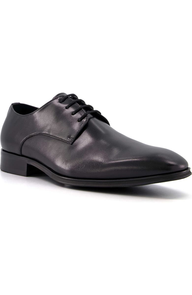 Dune London Satchel Plain Toe Derby, Main, color, Black